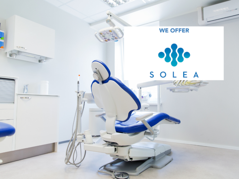 Solea dentist performing laser treatment at Country Dental Fergus